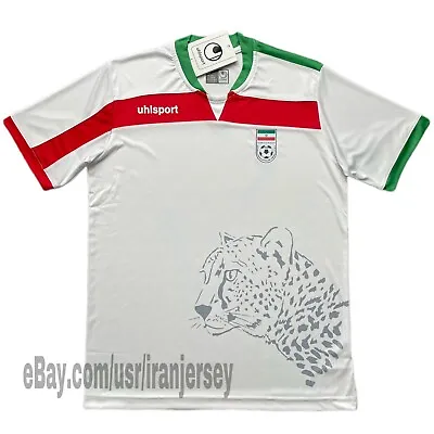 2014 Iran Home Jersey (very Fitted) Uhlsport Football Soccer World Cup Shirt NEW • $49.99