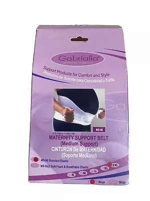 Gabrialla Maternity Support Belt (Medium Support) Sz.2XL Beige Standard Elastic • $3.95