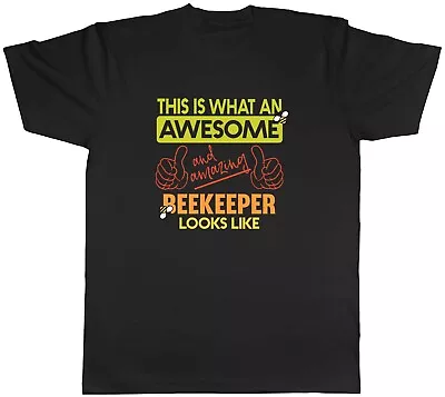 Awesome And Amazing Beekeeper Mens T-Shirt Farm Zoo Bee Wildlife Unisex Tee Gift • £8.99