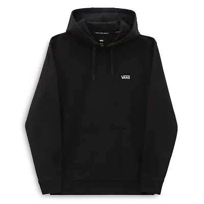 VANS / Core Basic Pullover Corner Logo Hoodie / Black / Medium / NEW • £40