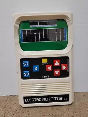 Vintage/Retro Mattel Classic Football Handheld Game 1977 Works/Clean! Rare Find! • $34.94