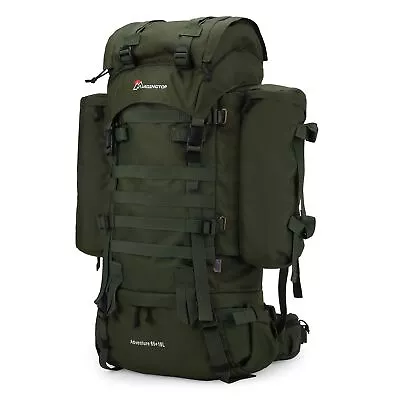 Mardingtop 70L/65+10L Molle Hiking Internal Frame Backpacks With Rain Cover F... • $131.54