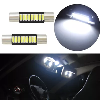 2x 6000K White 29mm LED Vanity Mirror Light Bulb Sun Visor Lamp 6641 6614F 6612F • $5.49