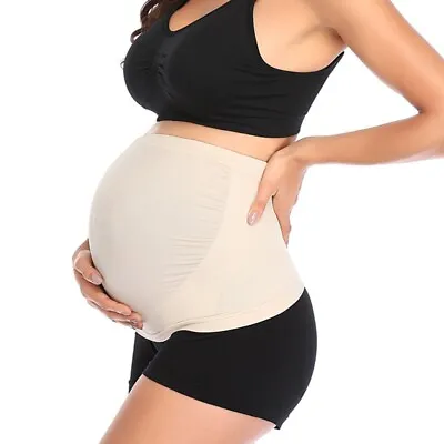 £8.68 • Buy Maternity Pregnancy Belt Lumbar Back Support Beige Waist Band Belly Bump Brace