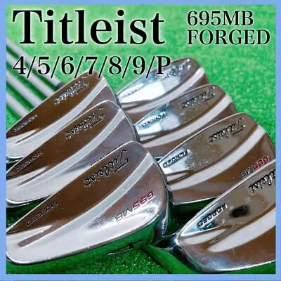 Titleist 695MB Forged Muscle Back Iron Set 456789P USED Good Condition • $420