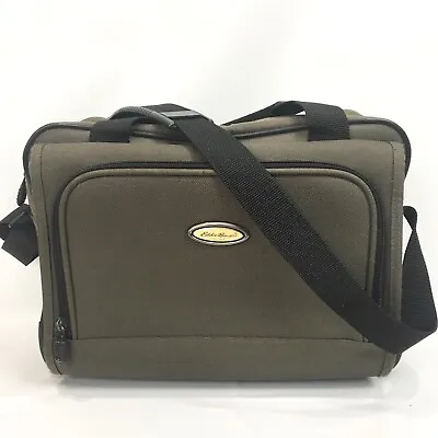 Eddie Bauer Travel Carry On Bag Overnight Small Duffle Olive Army Green • $26.59