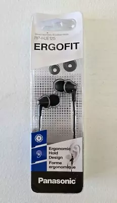 New Panasonic RP-HJE125 Ergofit In-Ear Headphones Earphones Earbuds • $5.99