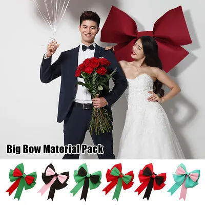 Christmas Big Bow EVA Shop Display Wedding Party Prop Decoration Craft Red DIY • $15.94