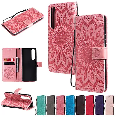 $11.76 • Buy Sun Flower Pattern PU Leather Flip Wallet Case Cover For Sony Xperia 10III 8 10