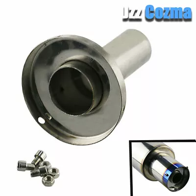 3'' Universal Exhaust Muffler Silencer 3 Inch Stainless Steel Fit Exhaust 76mm • $14.24