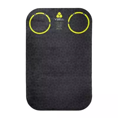 YBell 111cm Exercise Mat Workout Home Gym Fitness Yoga/HIIT Non-Slip Pad Black • $108