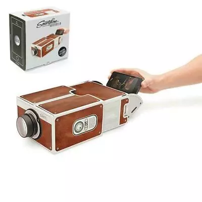 $19.49 • Buy DIY Projector Portable Smart Phone Mobile Home Wall Cinema TV Screen Universal