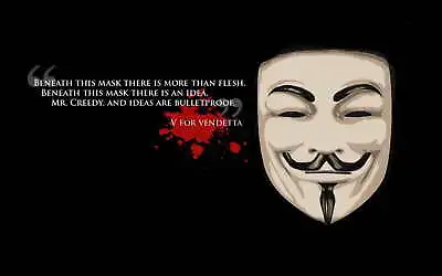 18981 V For Vendetta Movie Decor Wall Print Poster • $13.95