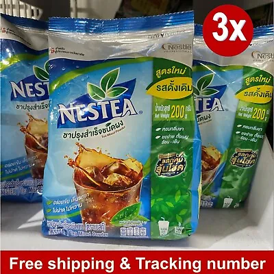 3x Nestea Unsweetened Mix Iced Powder Drink Instant Party No Sugar 200g Thai Tea • $49.48