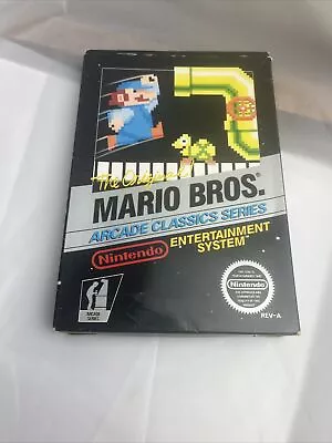 Mario Bros Arcade Classics Series Nes Black Box W/ Instructions • $199.99