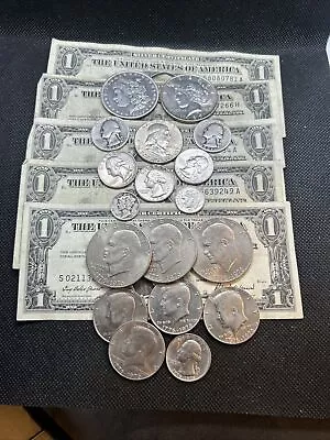 1880 O Morgan Silver Peace Dollar Junk Silver And Silver Certificates Bicen • $13.55