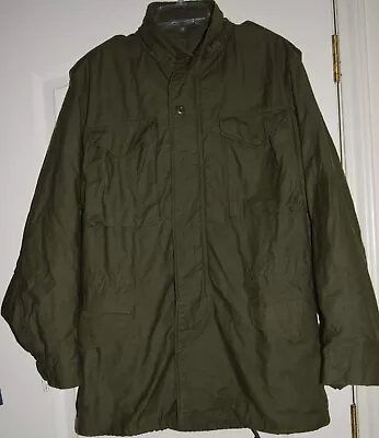 Cold Weather Field Military Coat Mens Small S Long Stock 8415-00-782-2937 EUC • $69.95