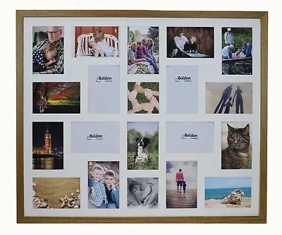 Wall Mounted 20 Multi Photo Frame Family Love Friends Party Album Picture Frames • £35