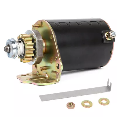 Ride On Mower Starter Motor For Briggs And Stratton Motors 7-18hp 14teeth 693552 • $52.25