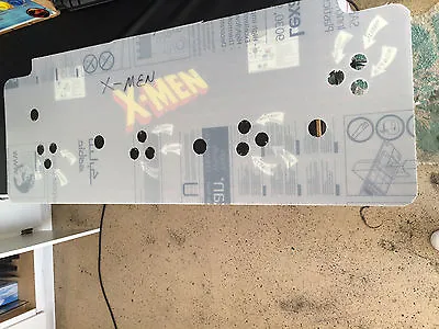 $57.99 • Buy Konami X Men Arcade Cabinet Pre Drilled Nos Fit Lexan Control Panel Cover New