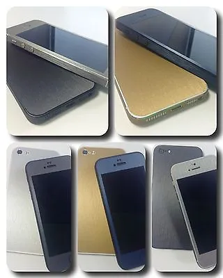 Brushed Metal Skin Sticker For IPhone 4 4s Metal Skin Decal Protector Cover Case • $6.21