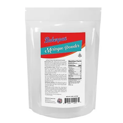 Bakerpan Meringue Powder For Baking And Icing Resealable Bag • $16.78