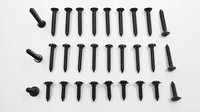 30 Black Int Restoration Screws! For International Harvester Bronco Jeep & Etc • $9.95