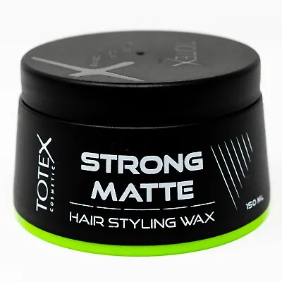 TOTEX HAIR STYLING WAX STRONG MATTE NATURAL LOOK GREEN 150 Ml • £6.49