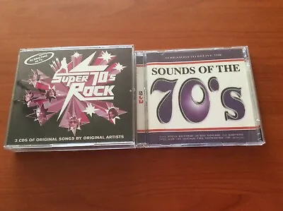 £6 • Buy CD BUNDLE 70s X 2  SUPER 70s ROCK & SOUNDS OF THE 70s