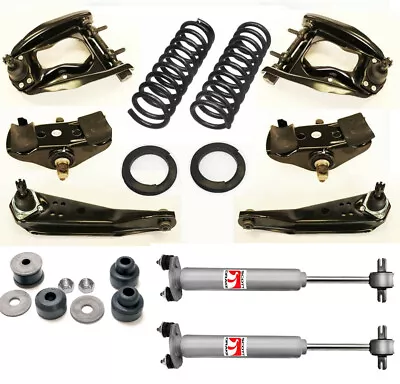 1965-1966 Mustang 8 Cyl Suspension Kit Deluxe Control Arms Coil Springs Saddles • $479.90