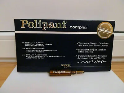 £39.98 • Buy POLIPANT COMPLEX Dikson Anti Hair Loss, 12 * 10 Ml Ampoules