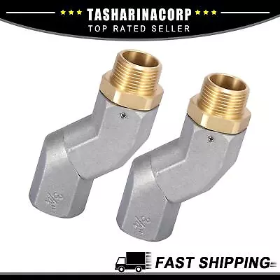 Universal Piece Of 2 Fuel Hose Swivel 3/4 Inch NPT 360 Rotate For Fuel Nozzle • $35.49