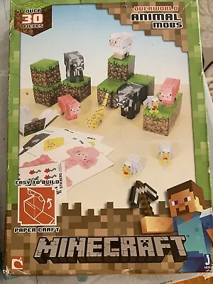 Minecraft Paper Craft Overworld Animal MOBS • $50