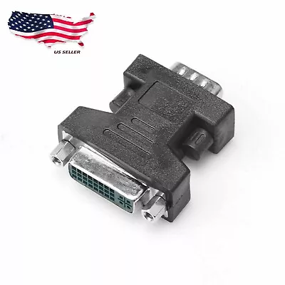 DVI-I Female Analog (24+5) To VGA Male (15-pin) Connector Adapter Video Monitor • $1.94