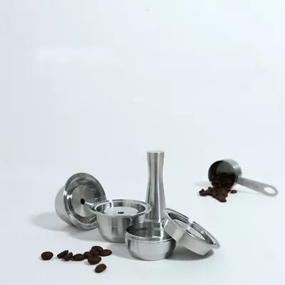 Reusable For Nespresso Vertuoplus Plus/Delonghi ENV 135 Capsule Shell Filter Set • $41.20