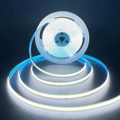 16ft 12V Flexible COB LED Strip Light High Density Tape Lights Home DIY Lighting • $12.08