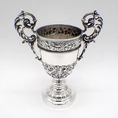 Ornate Trophy Cup Sterling Silver Sheffield 1900s Mappin Webb • $436