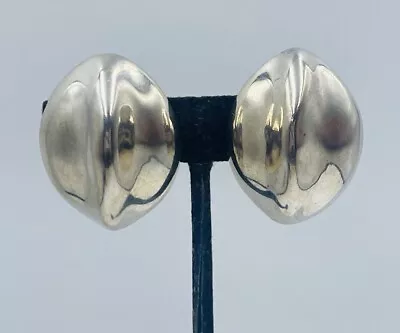 Vaubel Vintage Sterling Silver Clip Earrings • $195