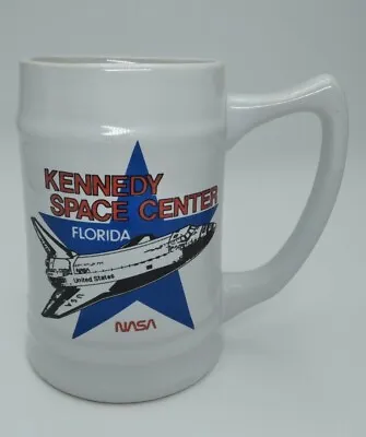 Vintage NASA Kennedy Space Center Coffee Mug Cup Florida Astronaut Space Shuttle • $33.51