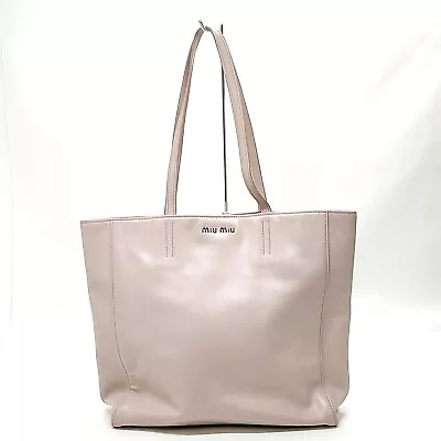 Miu Miu Tote Bag  Pink Leather 3239678 • $20.50