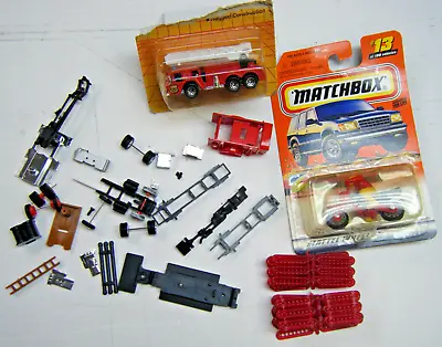 1/87 HO Lot For Kitbash Truck Chassis Body Parts Matchbox Dirt Bike Tires Hose • $6.99