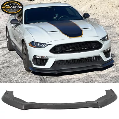 Fits 21-23 Mustang Mach 1 Handling Package Front Lip Spoiler Carbon Fiber Print • $184.99