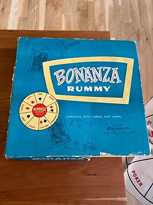 Vintage Bonanza Rummy Board Game 1957 • $4.99