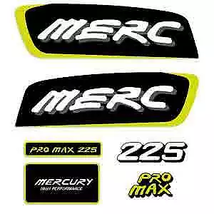 Fits Mercury 225hp Pro Max Decal Kit - Yellow • $99.95