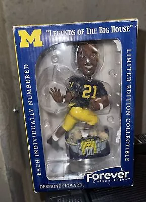 Rare! DESMOND HOWARD #21 Michigan Wolverines Football Limited Edition BOBBLEHEAD • $588.88