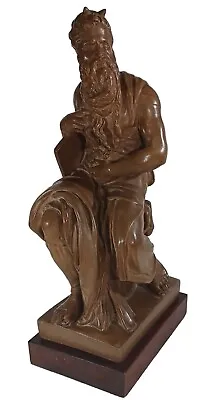 1957 20  Horned Moses 10 Commandments Sculpture Michelangelo Alva Museum Replica • $350