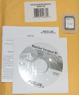 Map Software EUROPE Update CD SD Card Set Magellan RoadMate GPS 2200T Crossover • $31.30