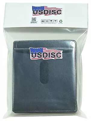 100 USDISC Plastic Sleeves Double-sided 2 Disc (Black) • $4.55