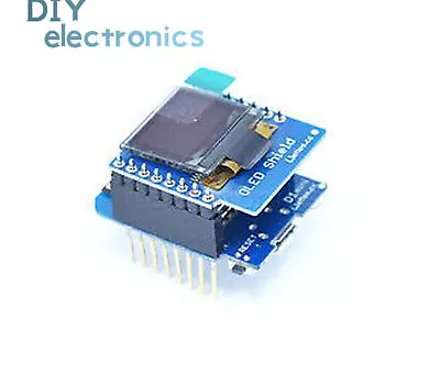 OLED Shield V1.0/V2.0 0.66  Inch 64X48 IIC I2C MINI D1    US • $3.28