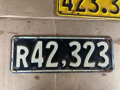 1951-1956 New Zealand License Plate • $45